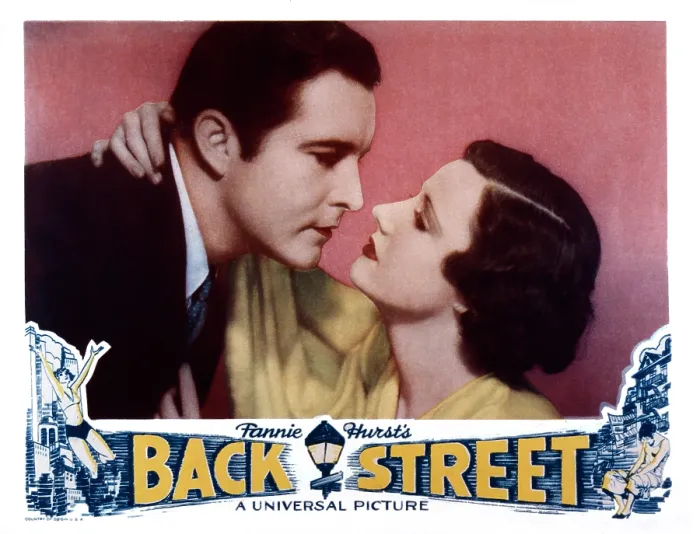 Framed Print : BACK STREET, US lobbycard, from left: John Boles, Irene Dunne, 1932