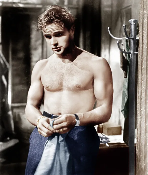Framed Print : A STREETCAR NAMED DESIRE, Marlon Brando, 1951 Framed Print : A STREETCAR NAMED DESIRE, Marlon Brando, 1951