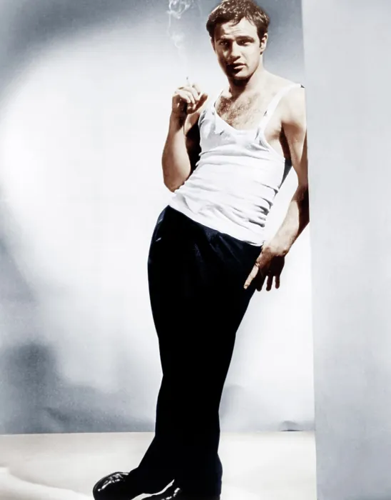 Framed Print : A STREETCAR NAMED DESIRE, Marlon Brando, 1951