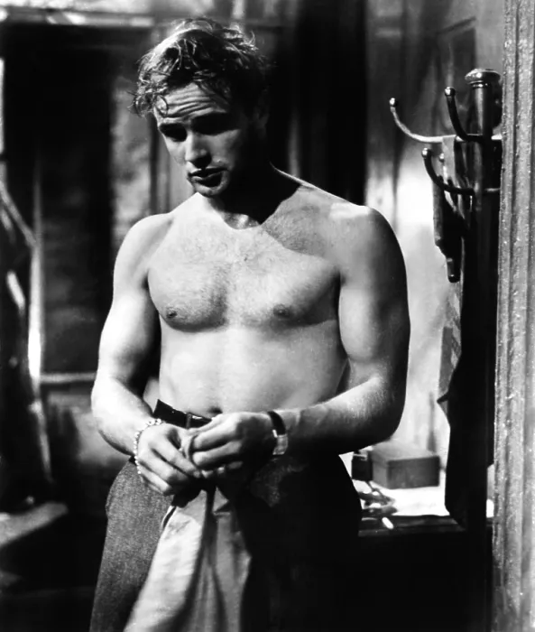 Framed Print : A STREETCAR NAMED DESIRE, Marlon Brando, 1951 Framed Print : A STREETCAR NAMED DESIRE, Marlon Brando, 1951
