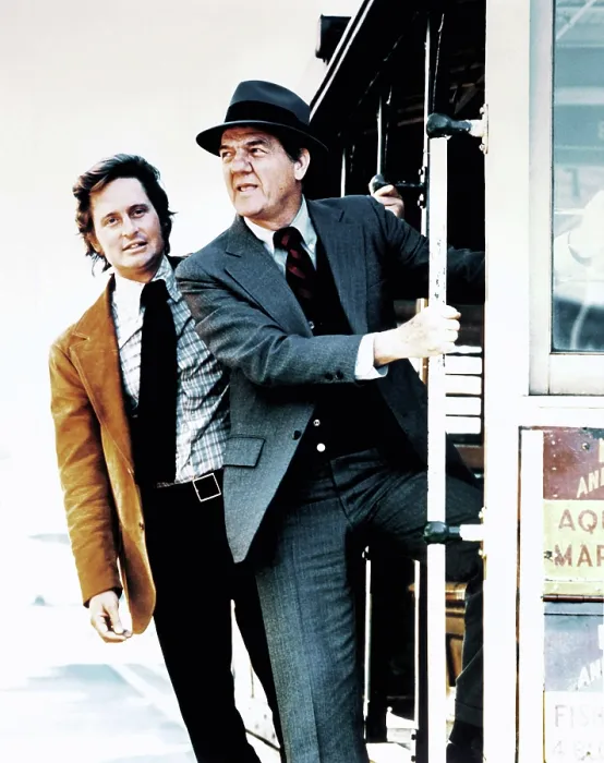 Framed Print : THE STREETS OF SAN FRANCISCO, (from left): Michael Douglas, Karl Malden, 1972-77 Framed Print : THE STREETS OF SAN FRANCISCO, (from left): Michael Douglas, Karl Malden, 1972-77