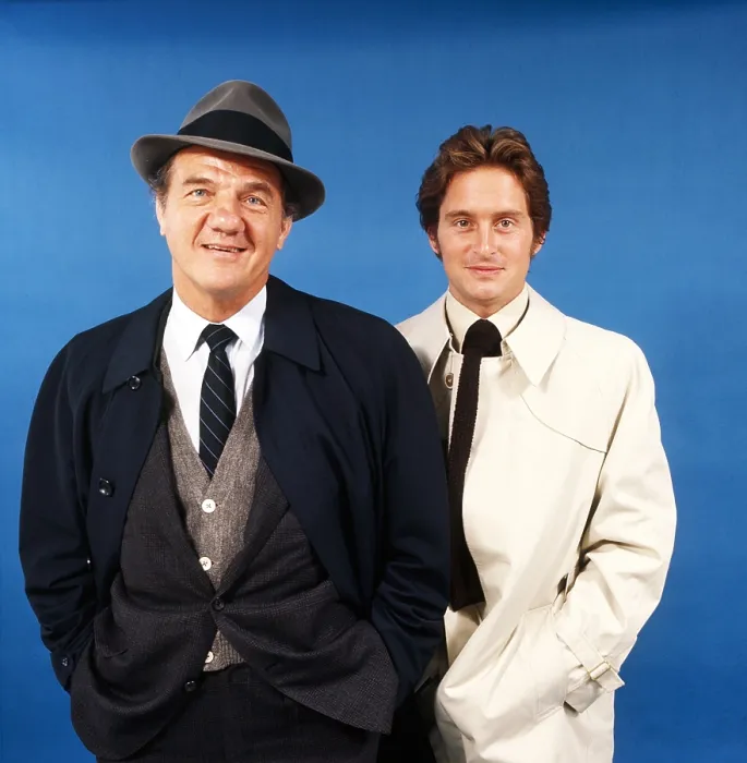 Framed Print : THE STREETS OF SAN FRANCISCO, from left: Karl Malden, Michael Douglas, 1972-77 Framed Print : THE STREETS OF SAN FRANCISCO, from left: Karl Malden, Michael Douglas, 1972-77