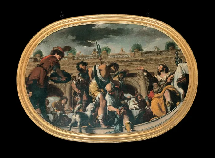 Framed Print : Strozzi Bernardo, The Parable of the Wedding Guest, 1636 - 1636, 17th Century, oil on canvas, Italy, Tuscany, Florence, Uffizi Gallery Framed Print : Strozzi Bernardo, The Parable of the Wedding Guest, 1636 - 1636, 17th Century, oil on canvas, Italy, Tuscany, Florence, Uffizi Gallery
