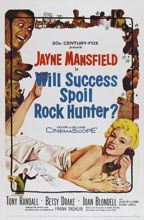 Framed Print : WILL SUCCESS SPOIL ROCK HUNTER?, US poster art, Tony Randall, (top left), Jayne Mansfield, (bottom right), 1957. TM and Copyright 20th Century Fox Film Corp Framed Print : WILL SUCCESS SPOIL ROCK HUNTER?, US poster art, Tony Randall, (top left), Jayne Mansfield, (bottom right), 1957. TM and Copyright 20th Century Fox Film Corp