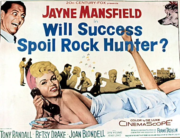 Framed Print : WILL SUCCESS SPOIL ROCK HUNTER?, Tony Randall, Jayne Mansfield, 1957, poster art, TM and Copyright (c)20th Century Fox Film Corp. All rights reserved