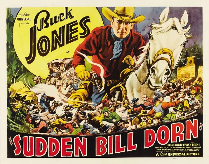 Framed Print : SUDDEN BILL DORN, center: Buck Jones, 1937