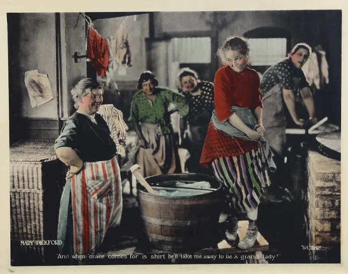 Framed Print : SUDS, Mary Pickford, (front right), 1920