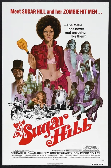 Framed Print : SUGAR HILL, US poster, Marki Bey (center), 1974 Framed Print : SUGAR HILL, US poster, Marki Bey (center), 1974