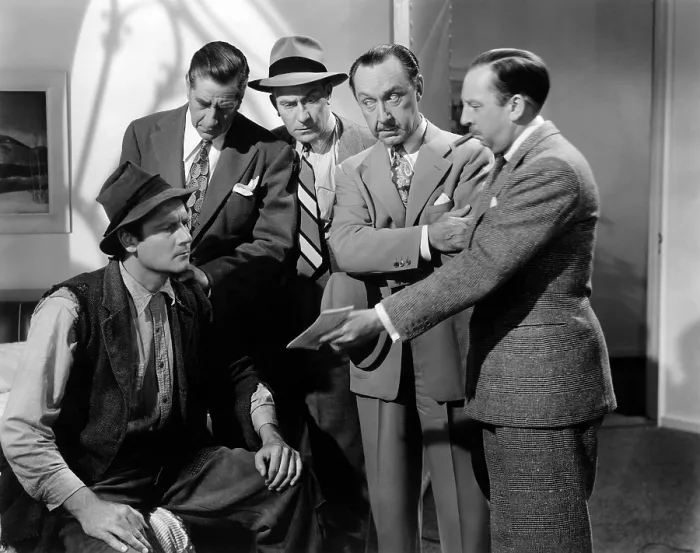 Framed Print : SULLIVAN'S TRAVELS, Joel McCrea, Robert Warwick, William Demarest, Franklin Pangborn, Porter Hall, 1941