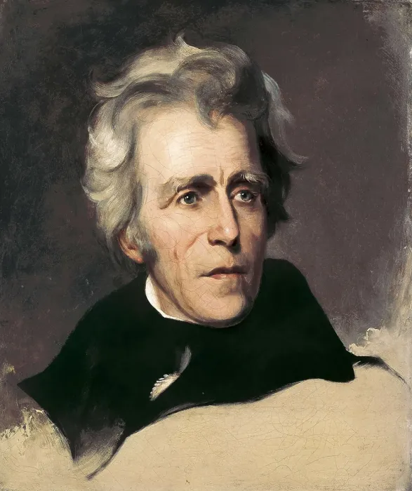 Framed Print : SULLY, Thomas (1783-1872). Andrew Jackson. 1845. Oil on canvas. UNITED STATES OF AMERICA. Washington. National Gallery of Art. AISA / Everett Collection**US SALES ONLY**