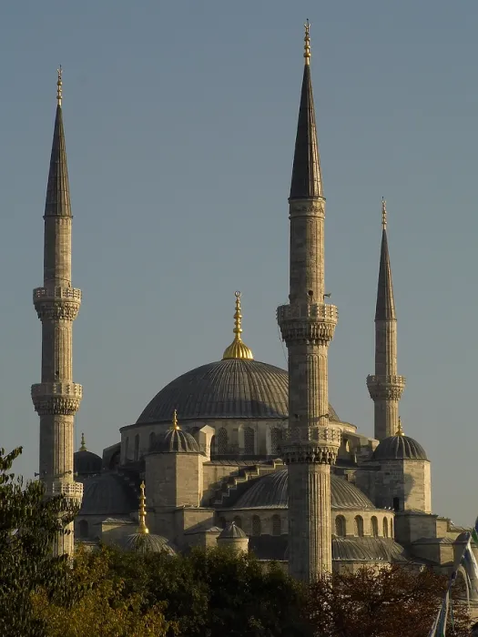 Framed Print : Sultan Ahmed Mosque (Sultan Ahmet Camii), by Sedefkr Mehmed Aga, 1609-1617, 17th Century - Turkey, Istanbul. Whole artwork view