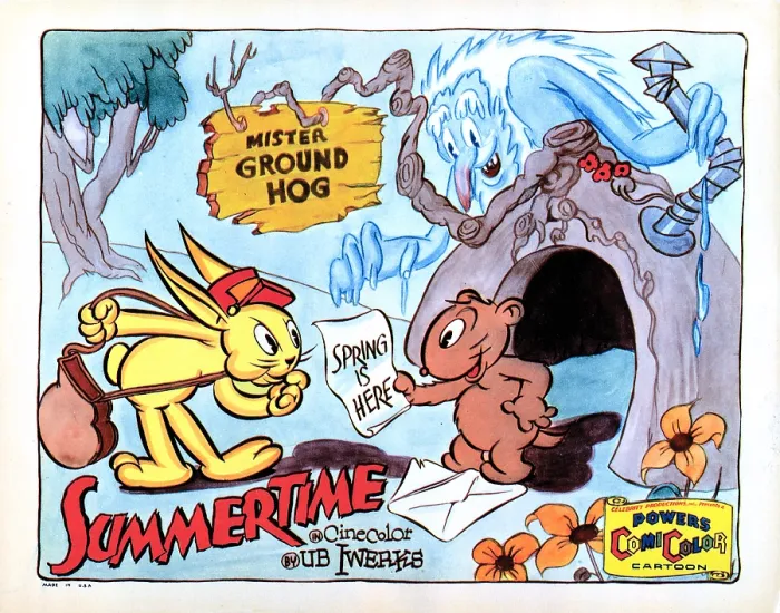 Framed Print : SUMMERTIME, lobbycard for UB Iwerks cartoon, 1935