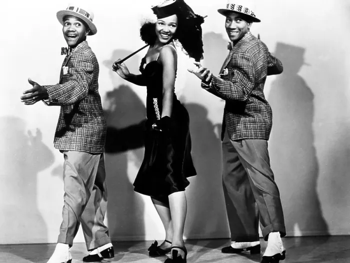 Framed Print : SUN VALLEY SERENADE, Harold Nicholas, Dorothy Dandridge, Fayard Nicholas (The Nicholas Brothers), 1941, TM and Copyright (c) 20th Century-Fox Film Corp. All Rights Reserved