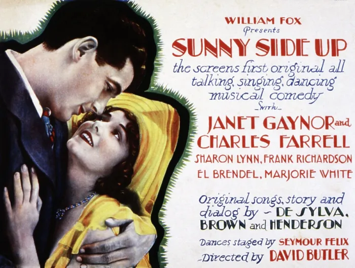 Framed Print : SUNNYSIDE UP, Charles Farrell, Janet Gaynor, 1929, TM and copyright 20th Century Fox Film Corp. All rights reserved / Courtesy: Everett Collection Framed Print : SUNNYSIDE UP, Charles Farrell, Janet Gaynor, 1929, TM and copyright 20th Century Fox Film Corp. All rights reserved / Courtesy: Everett Collection