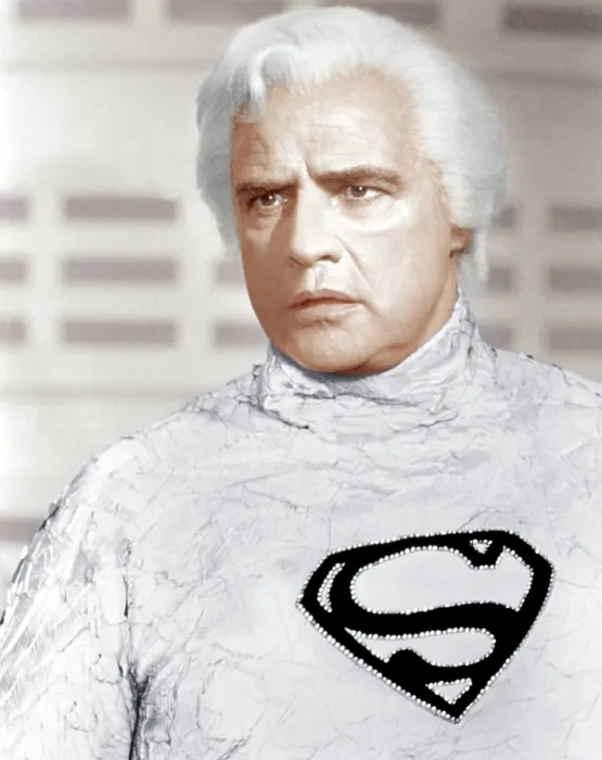 Framed Print : SUPERMAN, Marlon Brando, 1978. Warner Brothers / courtesy Everett Collection