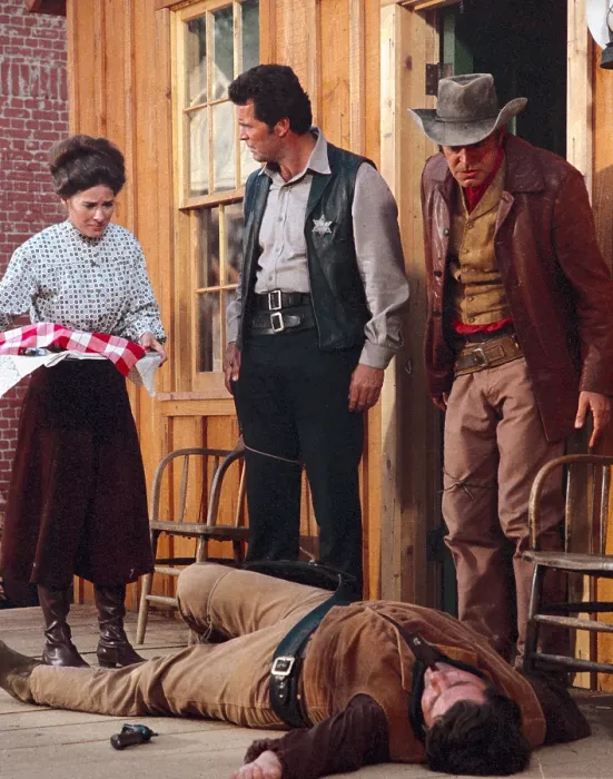 Framed Print : SUPPORT YOUR LOCAL SHERIFF, Joan Hackett, Tom Reese, James Garner, Jack Elam, 1969