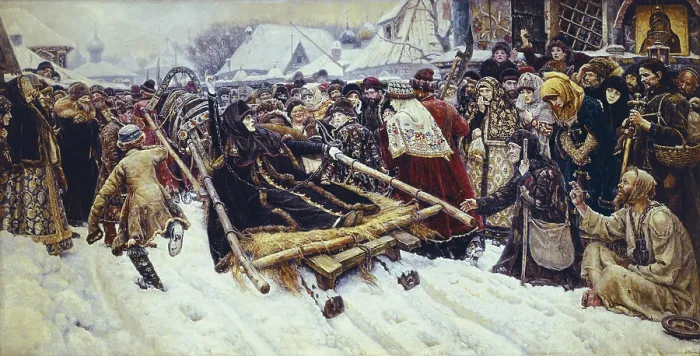 Framed Print : SURIKOV, Vasily Ivanovich (1848-1916). Boyarynya Morozova. 1887. Oil on canvas. RUSSIA. Moscow. Tretyakov Gallery. - Iberfoto / Everett Collection (579347)**US SALES ONLY** Framed Print : SURIKOV, Vasily Ivanovich (1848-1916). Boyarynya Morozova. 1887. Oil on canvas. RUSSIA. Moscow. Tretyakov Gallery. - Iberfoto / Everett Collection (579347)**US SALES ONLY**