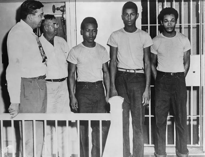 Framed Print : Three of the surviving Groveland Four, were arrested for sexually assaulting a white woman in 1949 Framed Print : Three of the surviving Groveland Four, were arrested for sexually assaulting a white woman in 1949