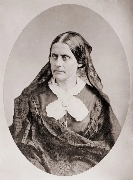 Framed Print : Susan B. Anthony (1820 -1906), American women's rights leader, ca. 1860