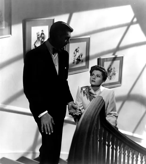 Framed Print : SUSPICION, Cary Grant, Joan Fontaine, 1941