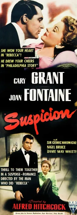 Framed Print : SUSPICION, top from left: Cary Grant, Joan Fontaine, bottom from left: Cary Grant, Joan Fontaine, 1941 Framed Print : SUSPICION, top from left: Cary Grant, Joan Fontaine, bottom from left: Cary Grant, Joan Fontaine, 1941