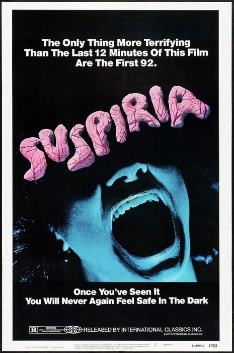 Framed Print : SUSPIRIA, poster, 1977