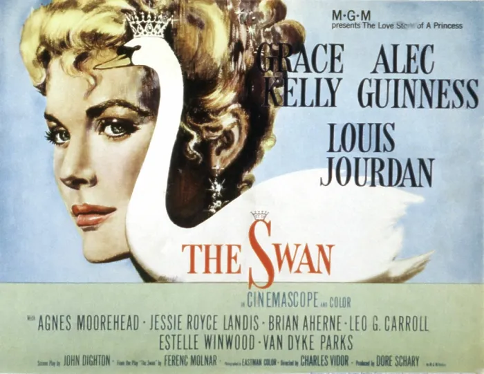 Framed Print : THE SWAN, US poster art, Grace Kelly, 1956 Framed Print : THE SWAN, US poster art, Grace Kelly, 1956