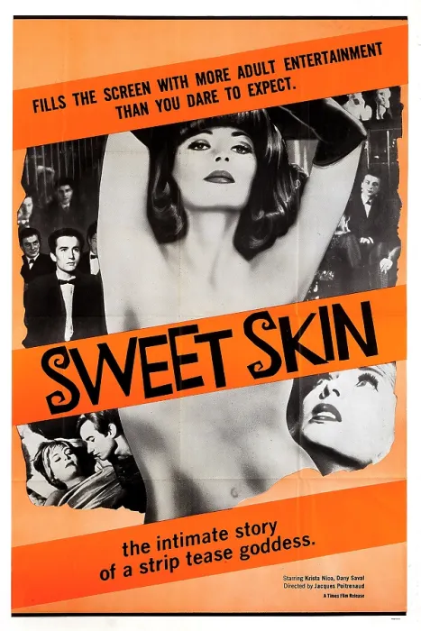 Framed Print : SWEET SKIN, (aka STRIP-TEASE), Nico, (aka Krista Nico), 1963 Framed Print : SWEET SKIN, (aka STRIP-TEASE), Nico, (aka Krista Nico), 1963
