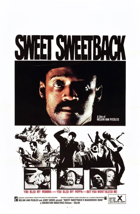 Framed Print : SWEET SWEETBACK, (aka SWEET SWEETBACK'S BADASS SONG), US poster, Melvin Van Peebles, 1971 Framed Print : SWEET SWEETBACK, (aka SWEET SWEETBACK'S BADASS SONG), US poster, Melvin Van Peebles, 1971