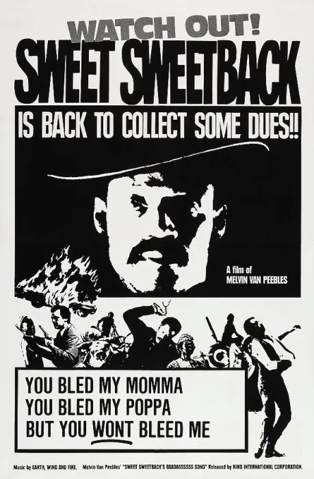 Framed Print : SWEET SWEETBACK'S BAADASSSSS SONG, US poster art, Melvin Van Peebles, 1971