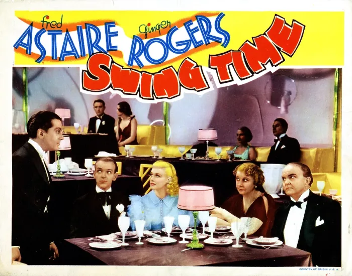Framed Print : SWING TIME, from left, Georges Metaxa, Fred Astaire, Ginger Rogers, Helen Broderick, Victor Moore, 1936 Framed Print : SWING TIME, from left, Georges Metaxa, Fred Astaire, Ginger Rogers, Helen Broderick, Victor Moore, 1936