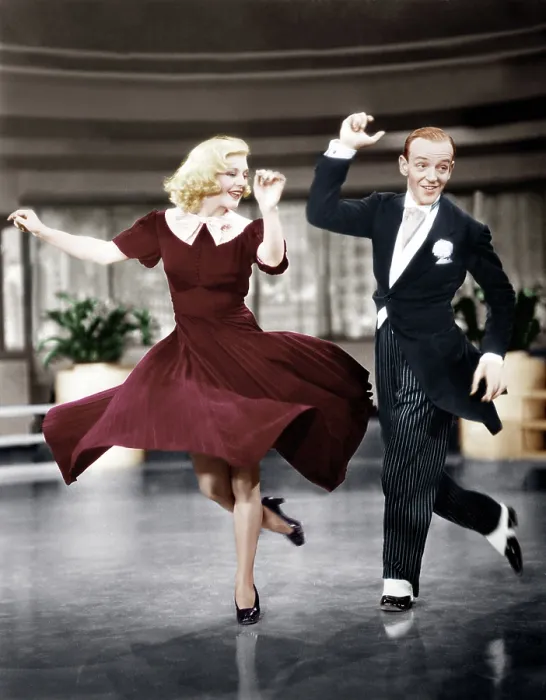 Framed Print : SWING TIME, from left: Ginger Rogers, Fred Astaire, 1936 Framed Print : SWING TIME, from left: Ginger Rogers, Fred Astaire, 1936