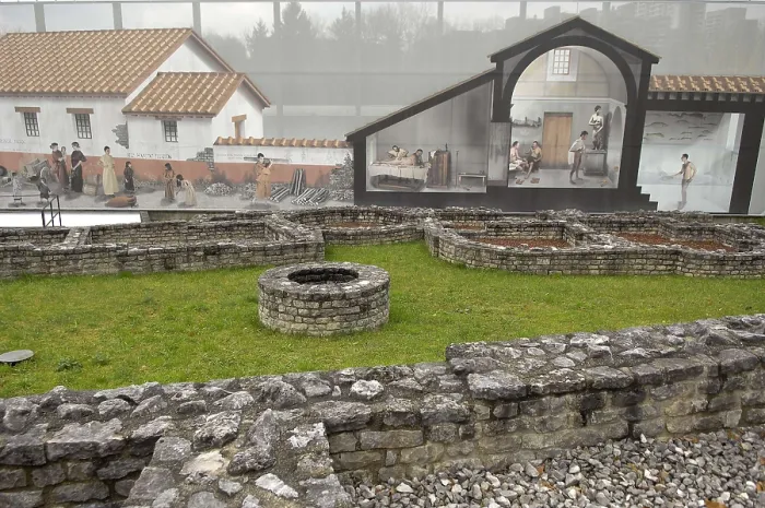 Framed Print : SWITZERLAND. Augst. Roman remains of Augusta Raurica. AISA / Everett Collection**US SALES ONLY**
