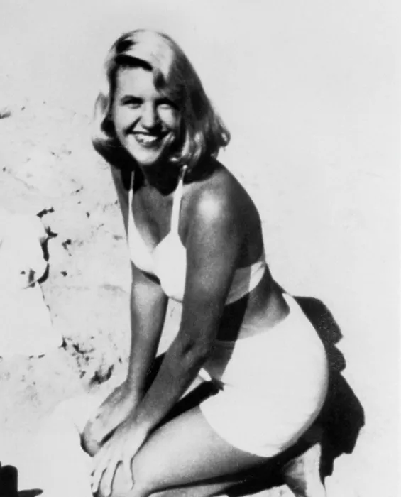 Framed Print : Sylvia Plath, newly blonde, on the beach celebrating her release from McLean Hospital, c. 1954 Framed Print : Sylvia Plath, newly blonde, on the beach celebrating her release from McLean Hospital, c. 1954