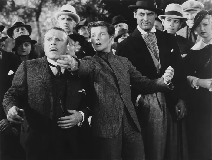 Framed Print : SYLVIA SCARLETT, Edmund Gwenn, Katharine Hepburn, Cary Grant, Frank Moran, 1935