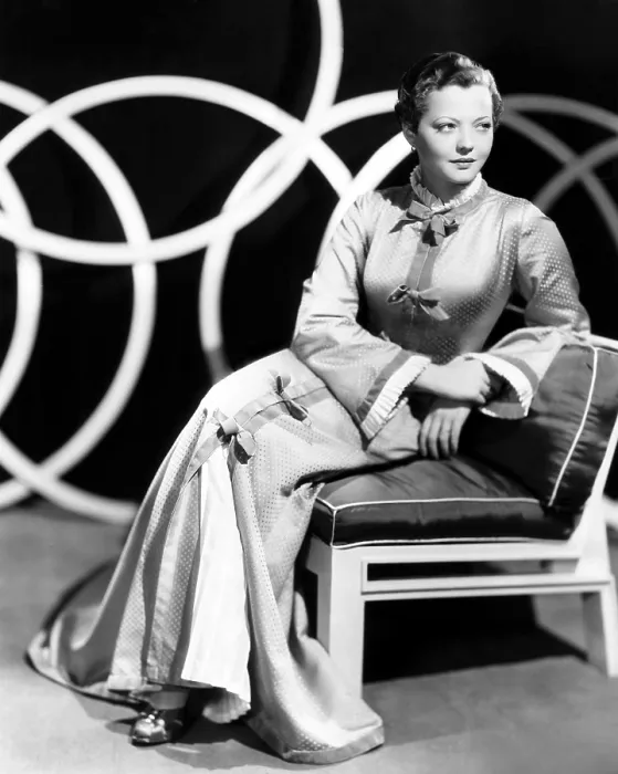 Framed Print : Sylvia Sidney in silk alpaca negligee, 1936 Framed Print : Sylvia Sidney in silk alpaca negligee, 1936