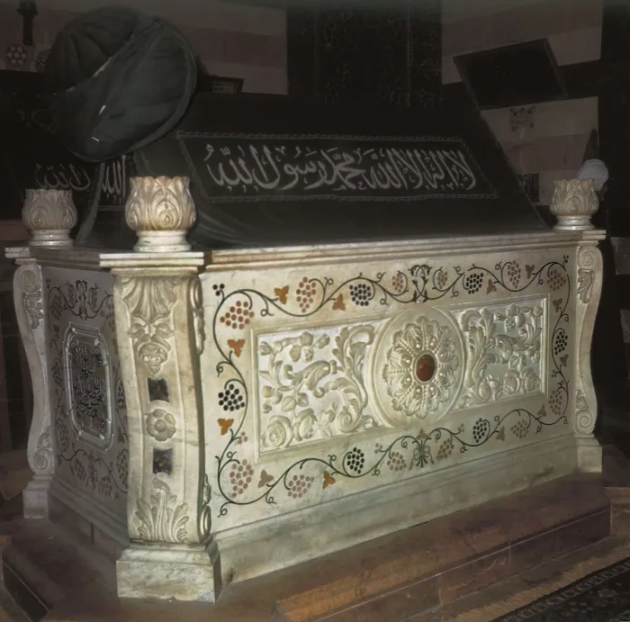 Framed Print : SYRIA. Damascus. Tomb of Saladin. Relief on marble. AISA / Everett Collection**US SALES ONLY**