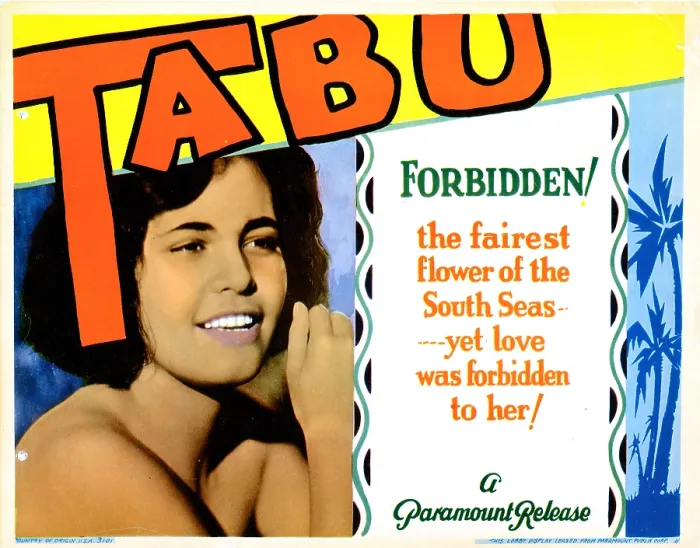 Framed Print : TABU, US lobbycard, Reri, 1931
