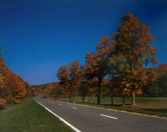 Framed Print : Taconic State Parkway, the highway represents an important development in the evolution of American transportation planning Framed Print : Taconic State Parkway, the highway represents an important development in the evolution of American transportation planning