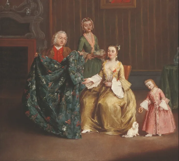 Framed Print : The Tailor, by Pietro Longhi, 1742 about, 18th Century, oil on canvas, cm 60 x 49 - Italy, Veneto, Venice, Accademia Art Galleries. All Framed Print : The Tailor, by Pietro Longhi, 1742 about, 18th Century, oil on canvas, cm 60 x 49 - Italy, Veneto, Venice, Accademia Art Galleries. All