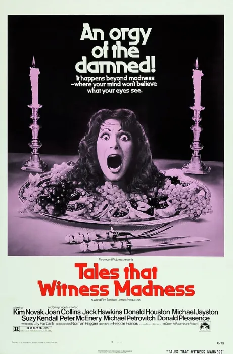 Framed Print : TALES THAT WITNESS MADNESS, US poster art, 1973