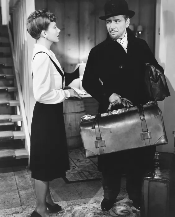 Framed Print : THE TALK OF THE TOWN, from left, Jean Arthur, Ronald Colman, 1942
