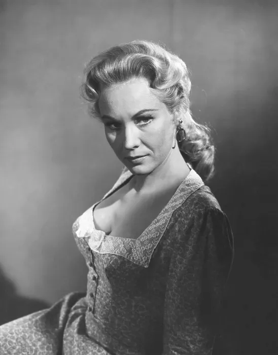 Framed Print : THE TALL STRANGER, Virginia Mayo, 1957