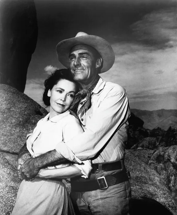 Framed Print : THE TALL T, Maureen O'Sullivan, Randolph Scott, 1957 Framed Print : THE TALL T, Maureen O'Sullivan, Randolph Scott, 1957