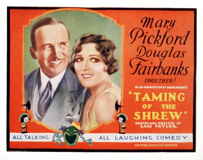 Framed Print : THE TAMING OF THE SHREW, Douglas Fairbanks, Sr. Mary Pickford, 1929