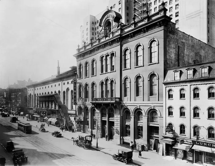 Framed Print : Tammany Hall on 14th street served at the NYC Democratic headquarters from 1868 until 1929 Framed Print : Tammany Hall on 14th street served at the NYC Democratic headquarters from 1868 until 1929