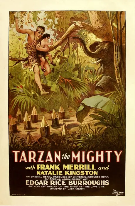 Framed Print : TARZAN THE MIGHTY, Frank Merrill, 1928
