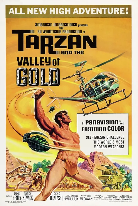 Framed Print : TARZAN AND THE VALLEY OF GOLD, US poster, Mike Henry, 1966 Framed Print : TARZAN AND THE VALLEY OF GOLD, US poster, Mike Henry, 1966
