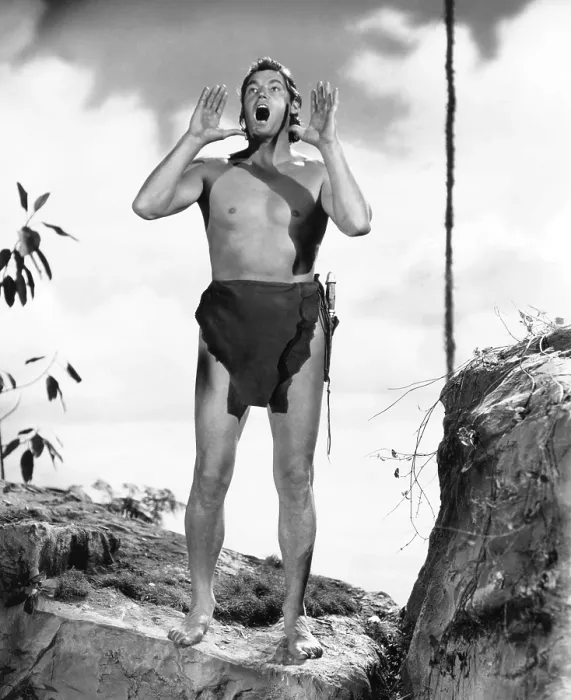 Framed Print : TARZAN'S SECRET TREASURE, Johnny Weissmuller, 1941 Framed Print : TARZAN'S SECRET TREASURE, Johnny Weissmuller, 1941