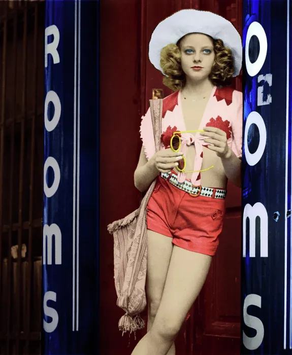 Framed Print : TAXI DRIVER, Jodie Foster, 1976